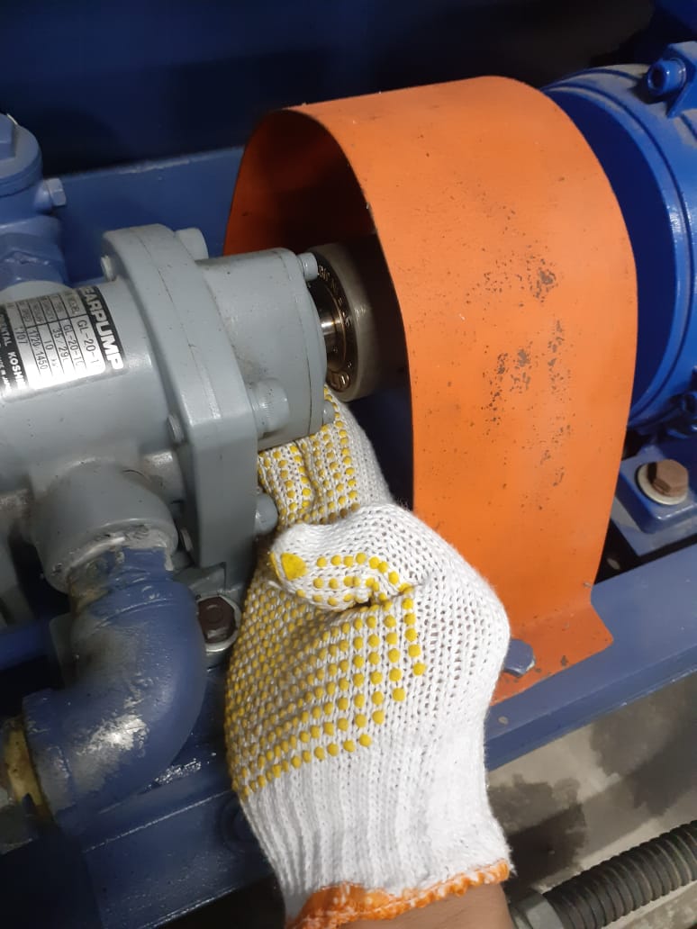 pengecekan lube prime pump